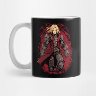 fullmetal alchemist brotherhood- edward elric action figure Mug